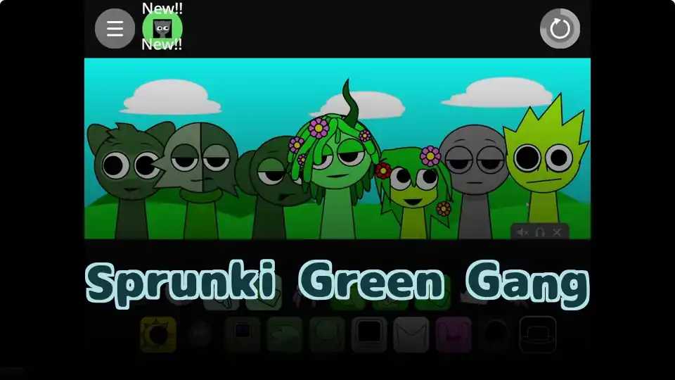 Sprunki Green Gang