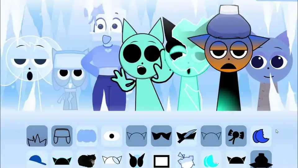 Sprunki Cool As Ice Kayden & Friends