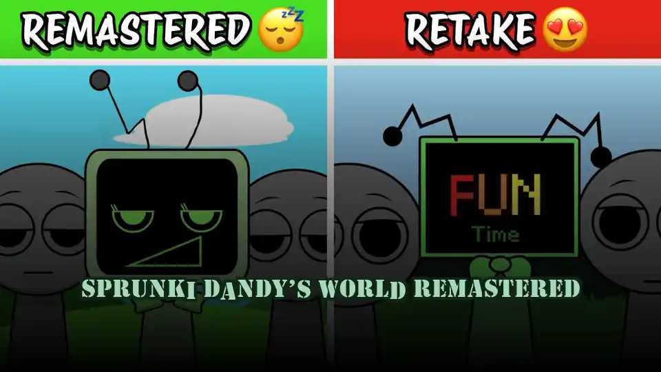 Sprunki Dandy’s World Remastered