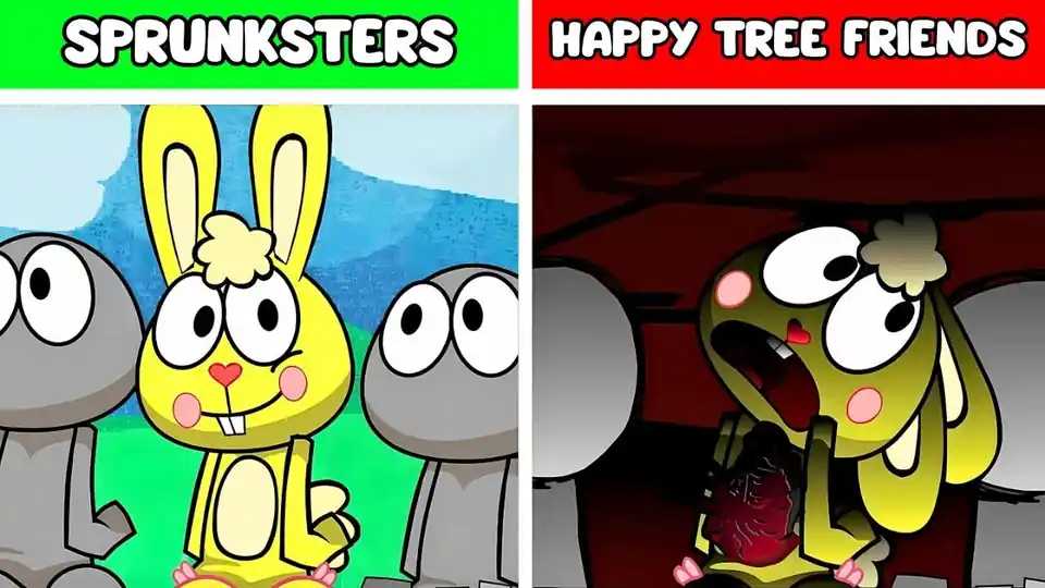 Sprunksters but Happy Tree Friends