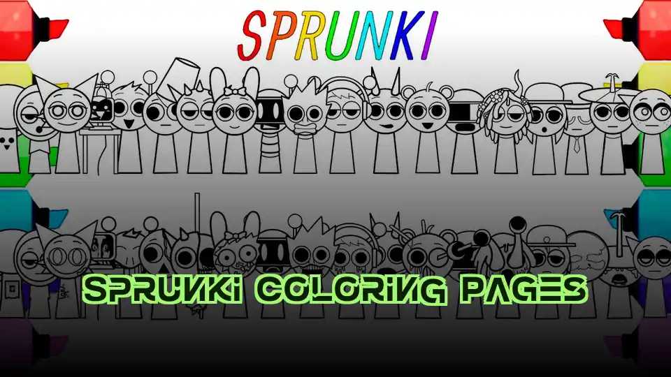 Sprunki Coloring Pages