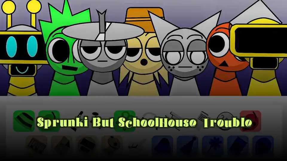 Sprunki But SchoolHouse Trouble