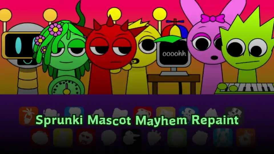 Sprunki Mascot Mayhem Repaint